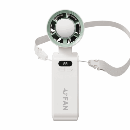 Quạt Mini Cầm Tay JF137 - Công Nghệ Sò Lạnh, Làm Lạnh Nhanh 3 Giây, Pin 4000mAh, Động Cơ 12000 RPM
